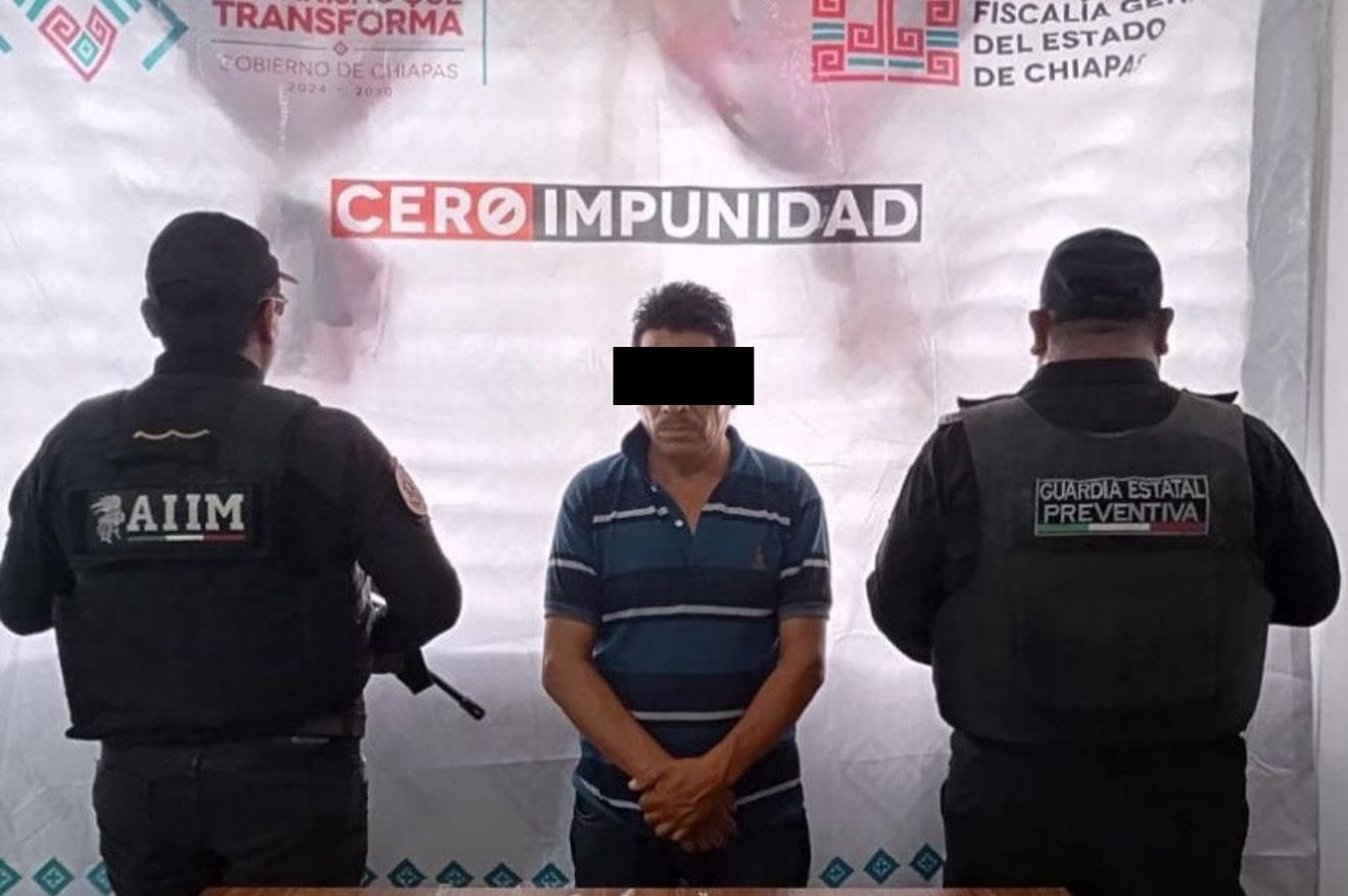 SSP y FGE detienen a masculino con marihuana en Chicomuselo.