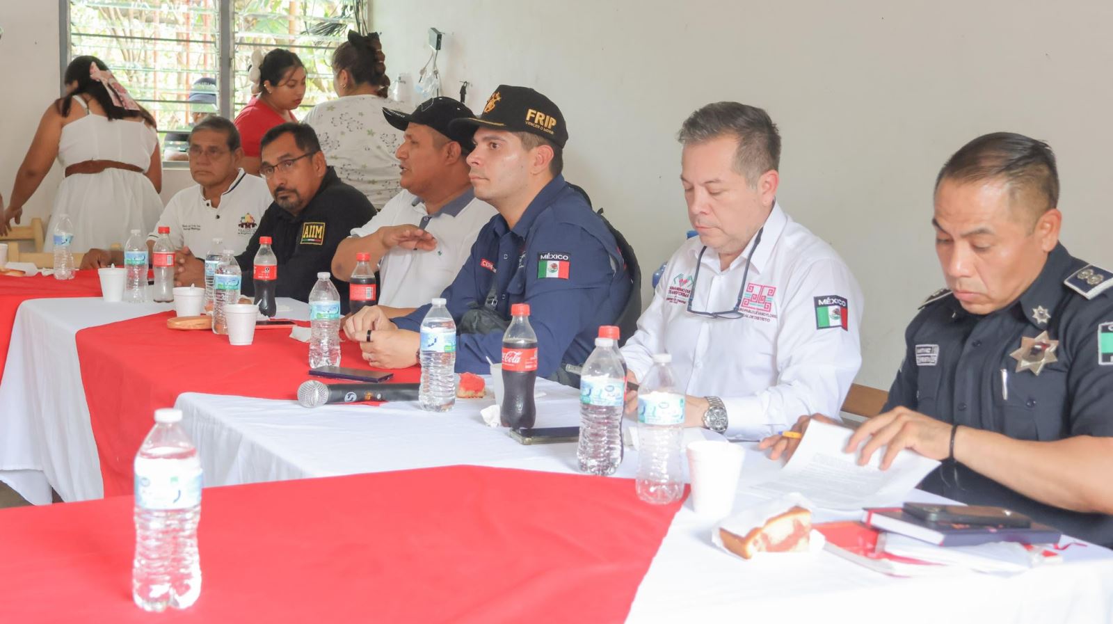Secretario de Seguridad del Pueblo sostiene reunión de trabajo con Policías Rurales de la Zona Alta de Huehuetán.