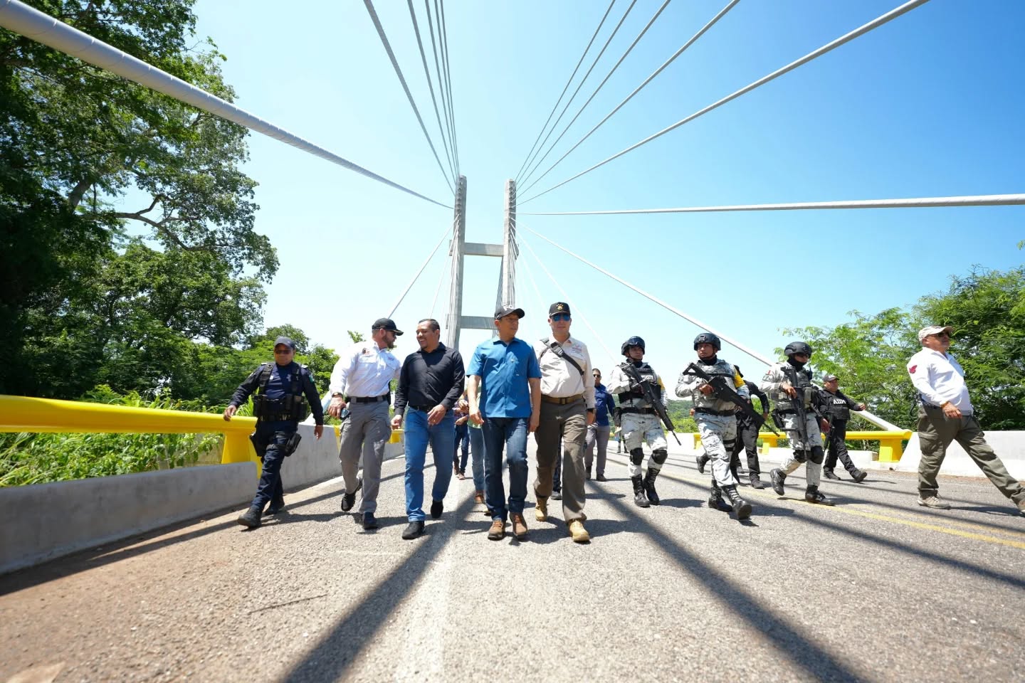 Reforzarán seguridad ante nuevo puente La Concordia que comunicará a la Sierra y la Frailesca