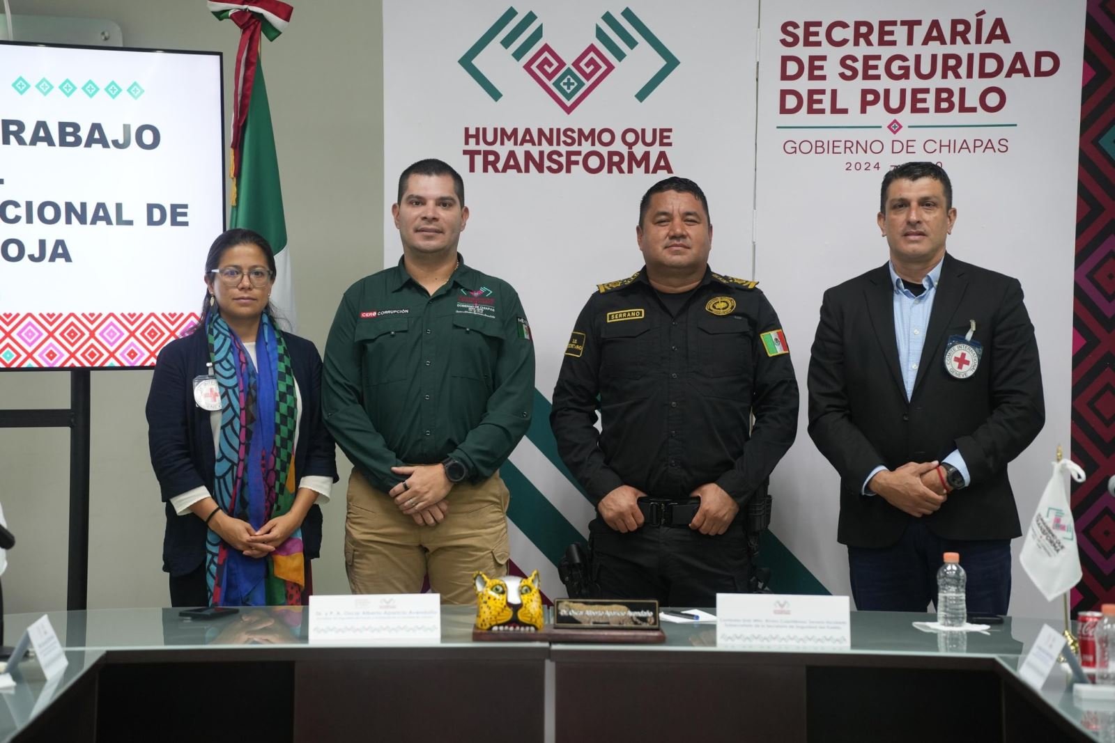 “Cuenten con el acompañamiento de la Secretaría de Seguridad del Pueblo”: Óscar Alberto Aparicio Avendaño