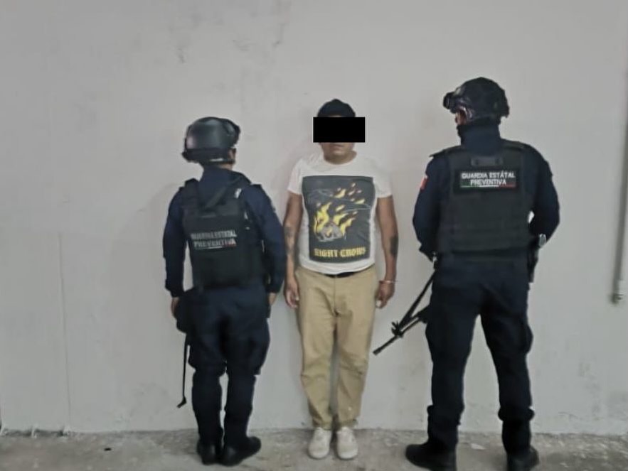 En operativo de seguridad detienen a masculino por probable acoso en Tuxtla Gutiérrez