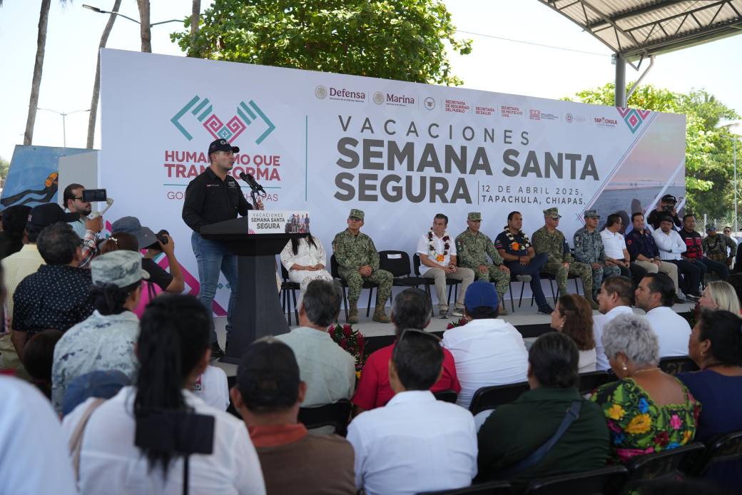 “La seguridad está garantizada, las autoridades estamos trabajando”: Óscar Alberto Aparicio Avendaño.