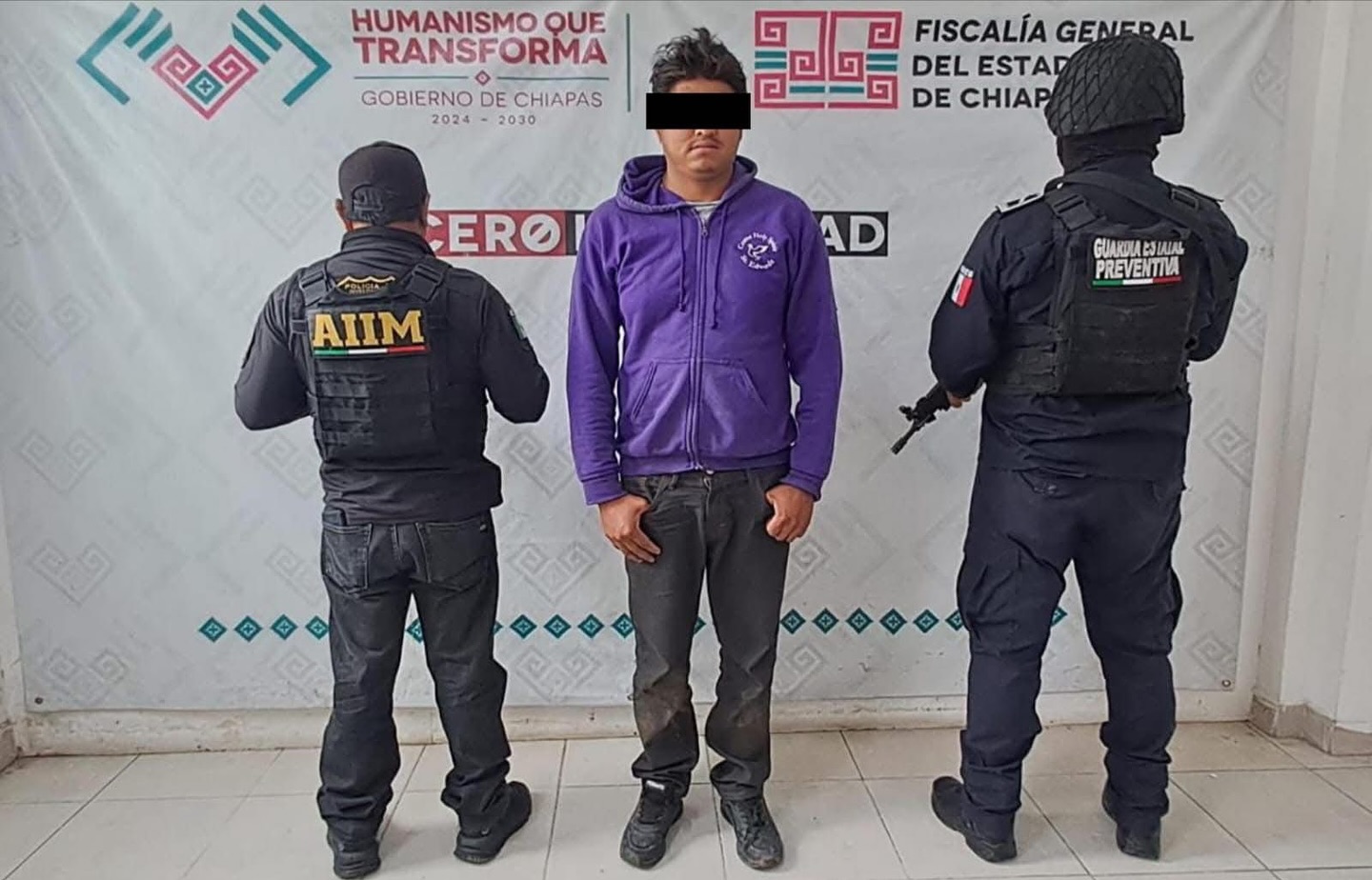 SSP y FGE aprehenden a presunto responsable de feminicidio en grado de tentativa