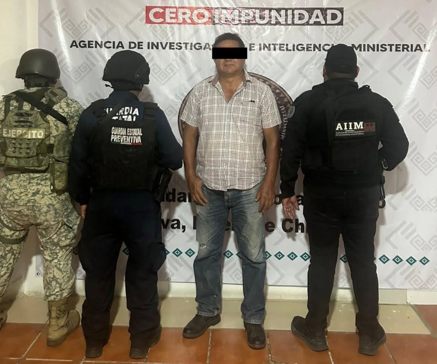 SSP y FGE aprehenden a presunto responsable de delitos relacionados con ganado