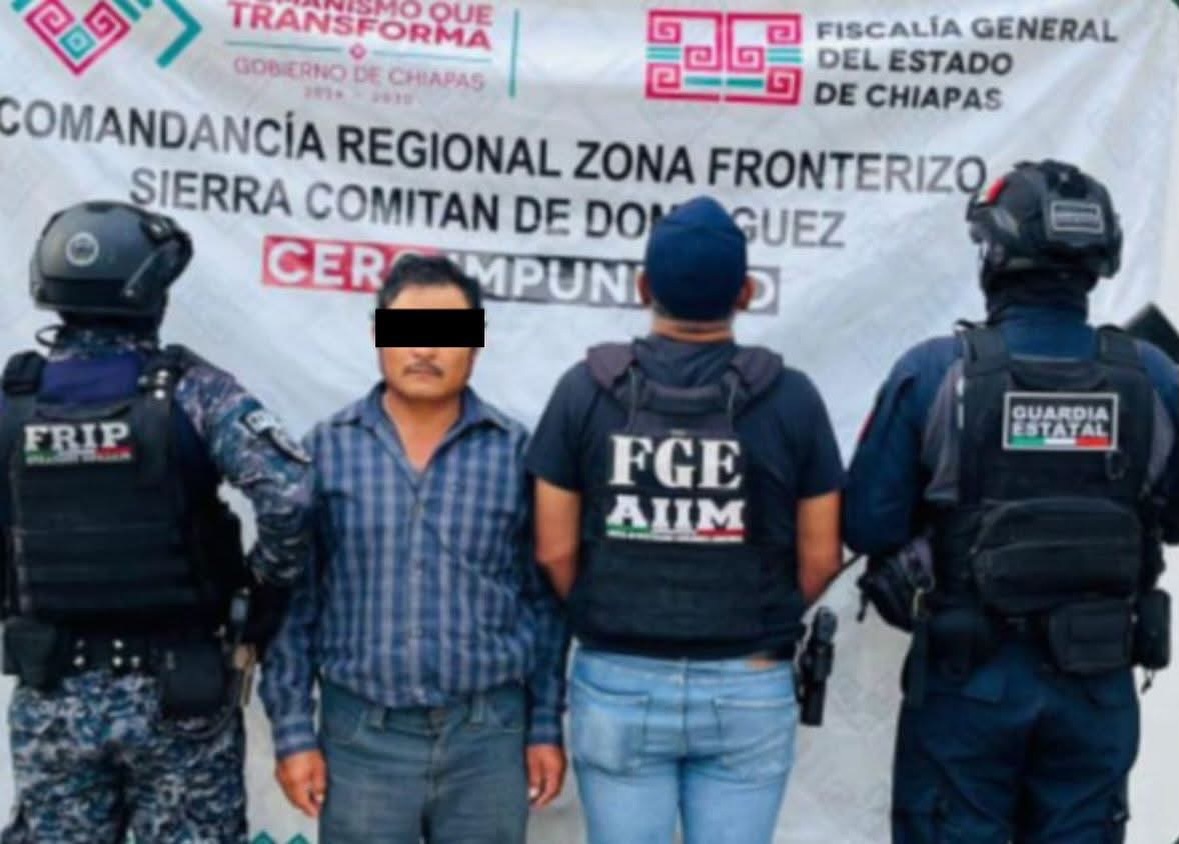 SSP y FGE aprehenden a presunto responsable de violencia familiar