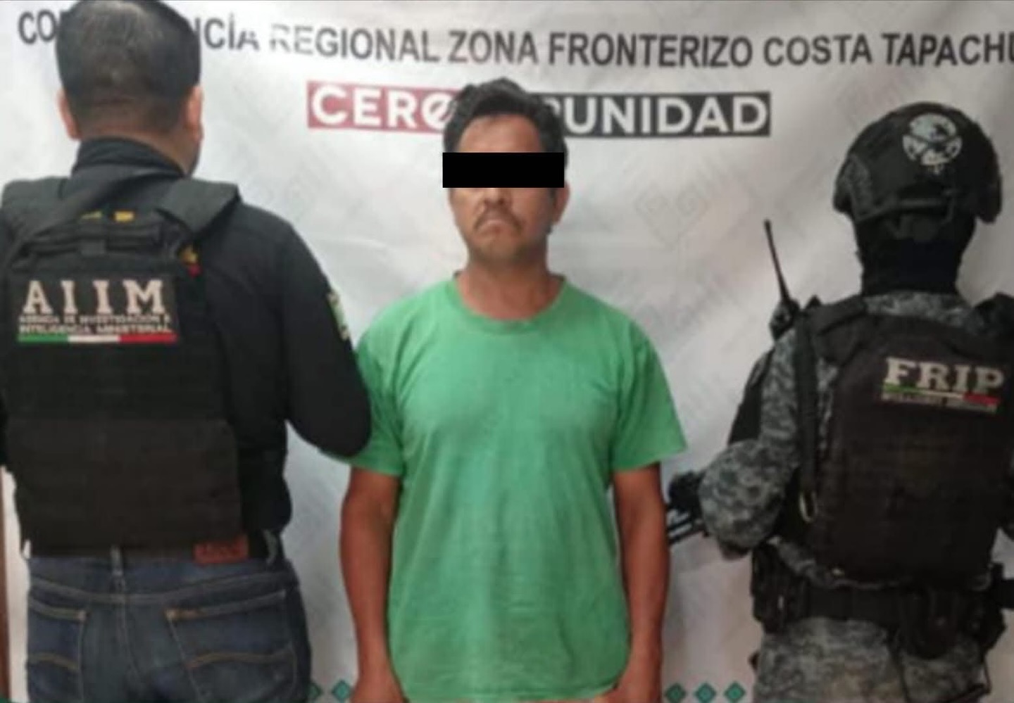 Por pederastia, FRIP y AIIM aprehenden al presunto responsable