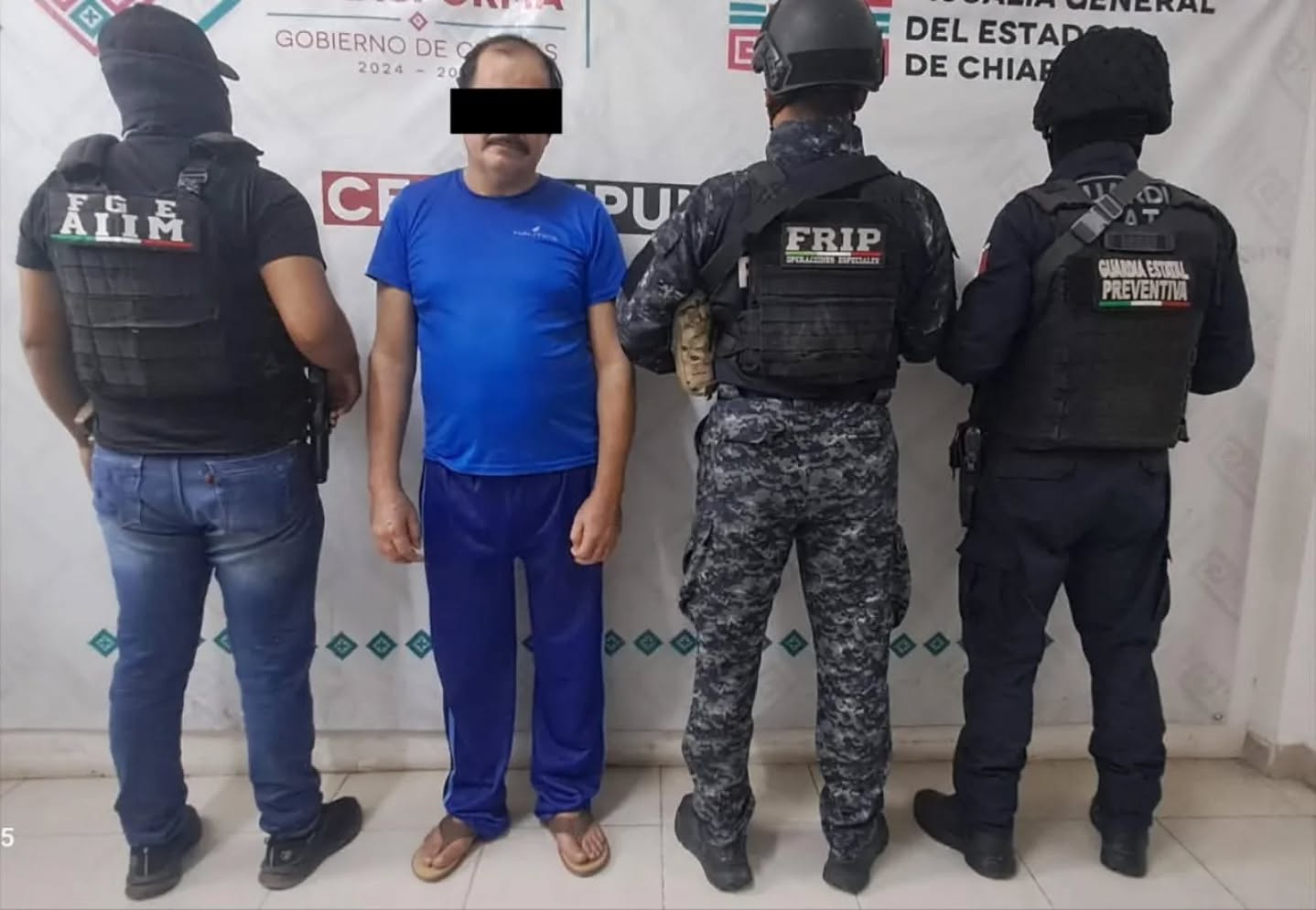 Por homicidio calificado, SSP y FGE aprehenden a presunto responsable