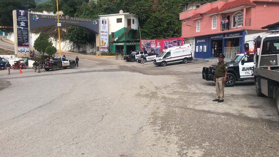 SSP brindó apoyo vial, vigilancia y proximidad social en Copainalá durante Carrera Panamericana 2025