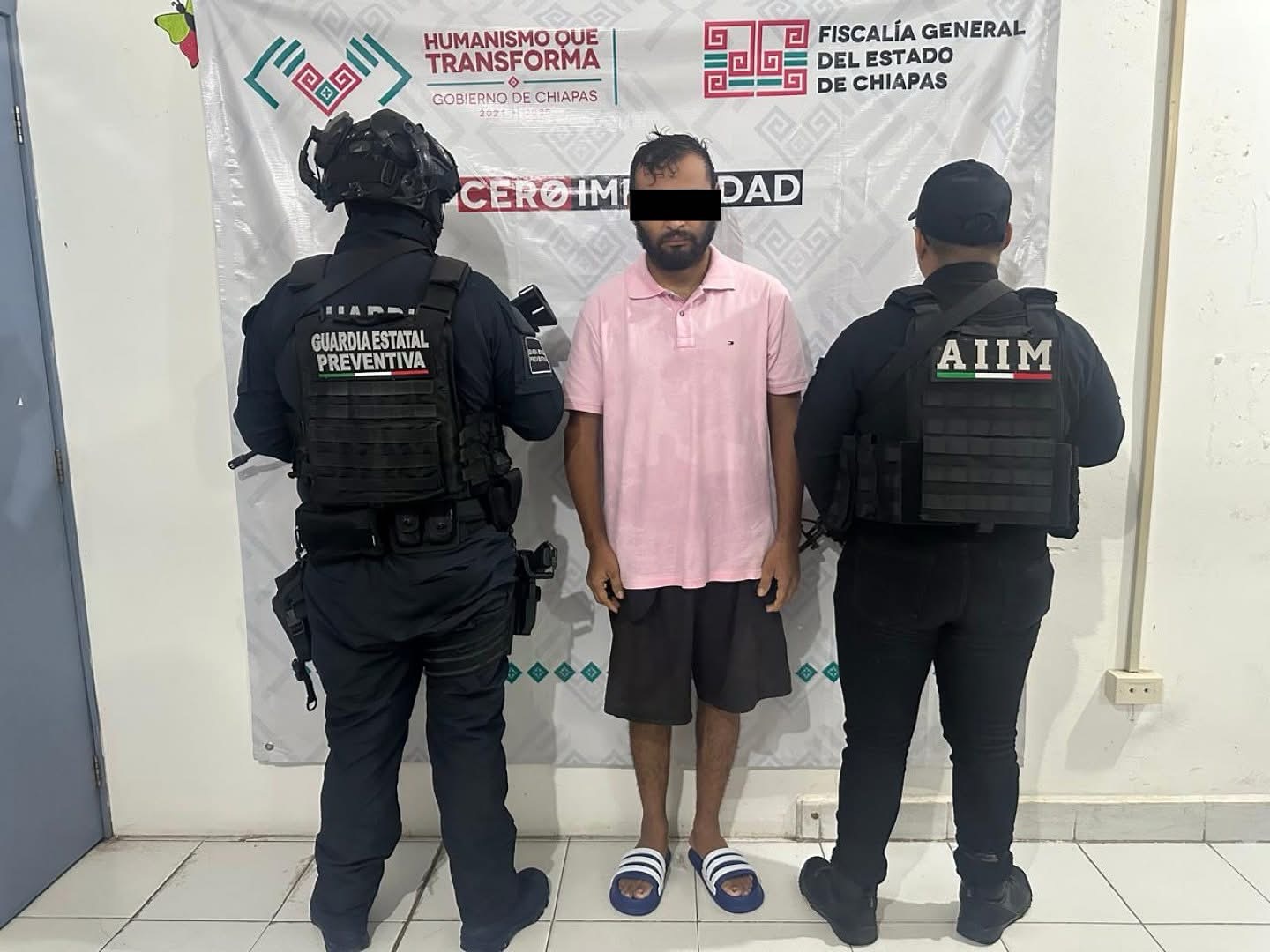 Por violencia familiar, SSP y FGE aprehenden al presunto responsable