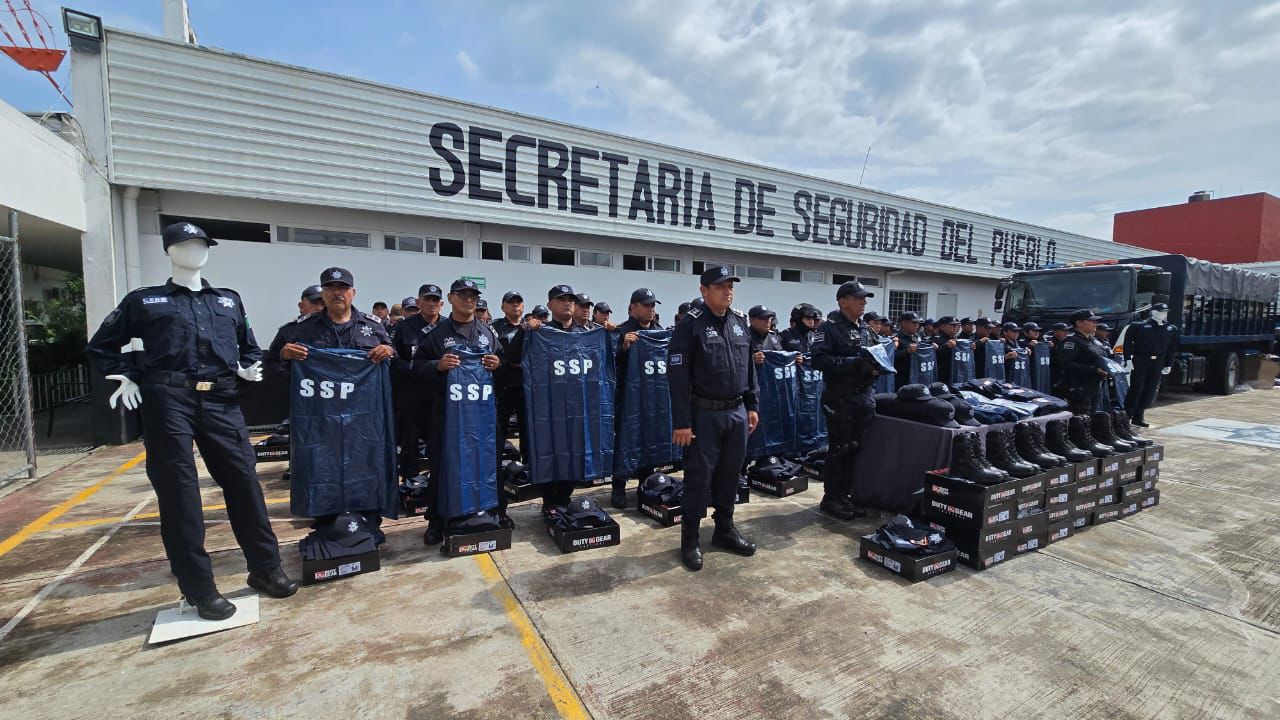 SSP entrega equipamiento a guardias estatales de la región Soconusco de Chiapas