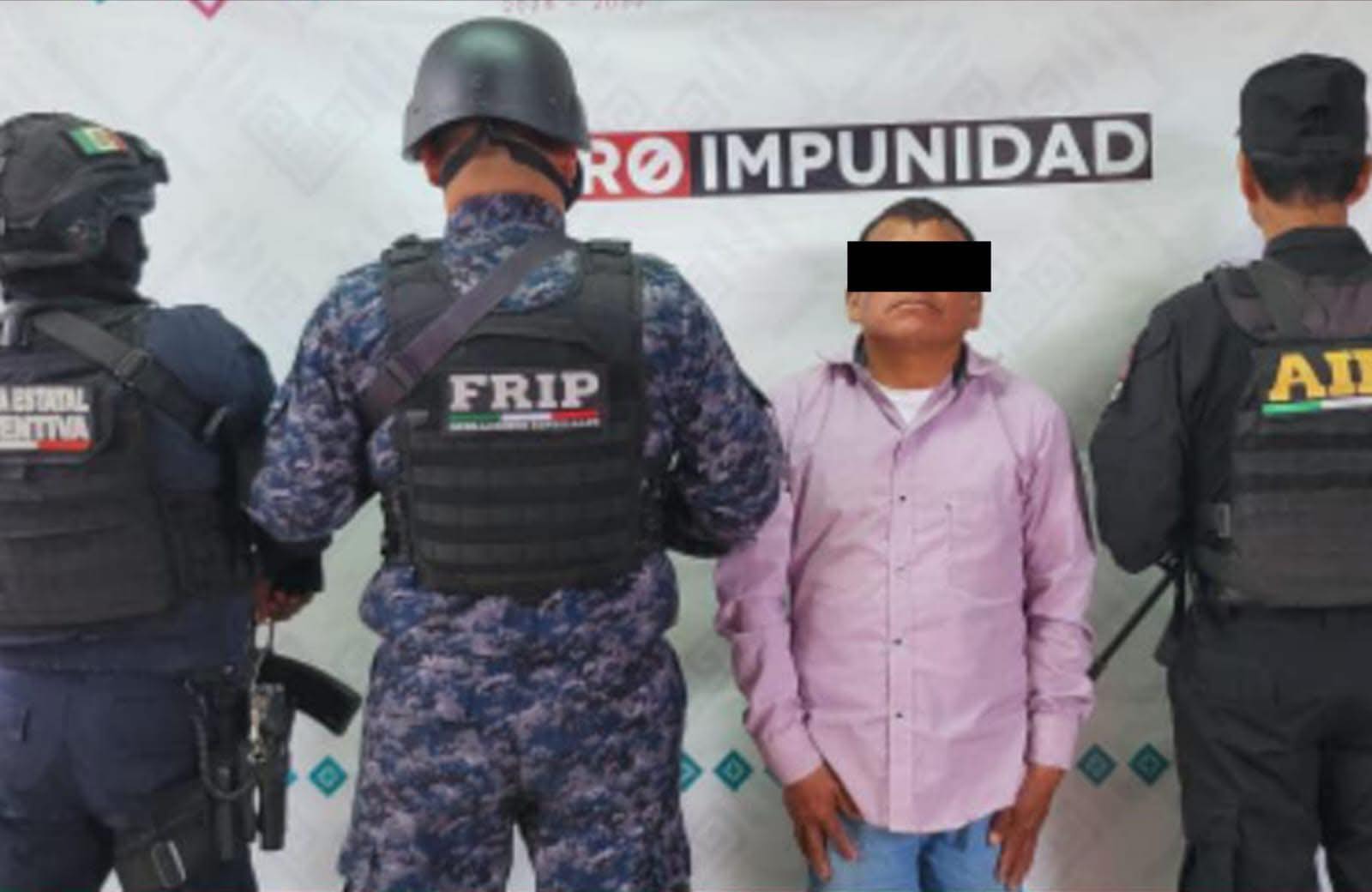 SSP y FGE aprehenden a presunto responsable de violación agravada en grado de tentativa