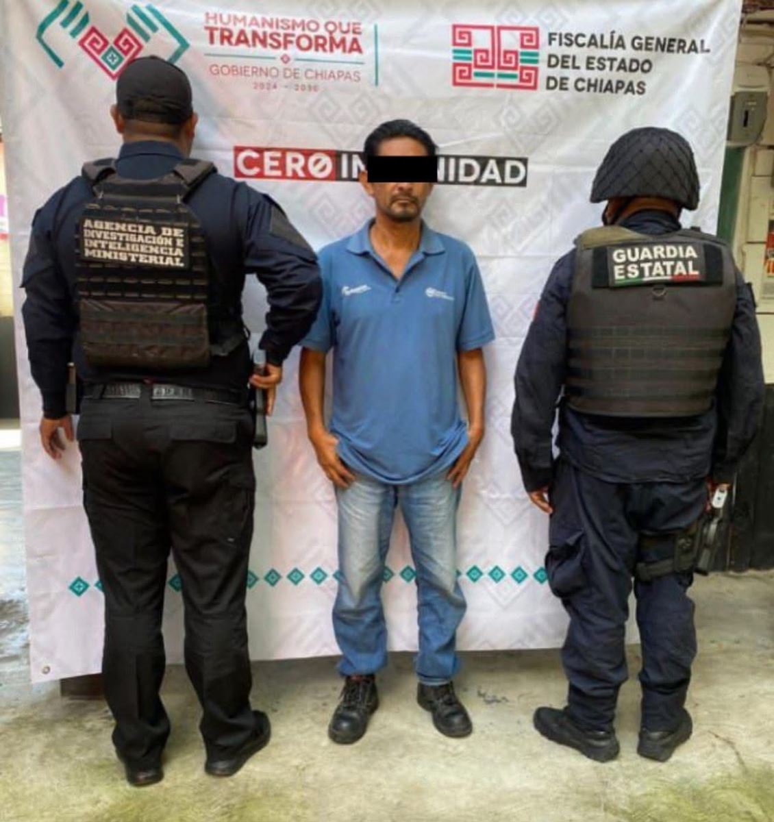 En Simojovel, la GEP y AIIM aprehenden a presunto responsable de homicidio culposo y lesiones