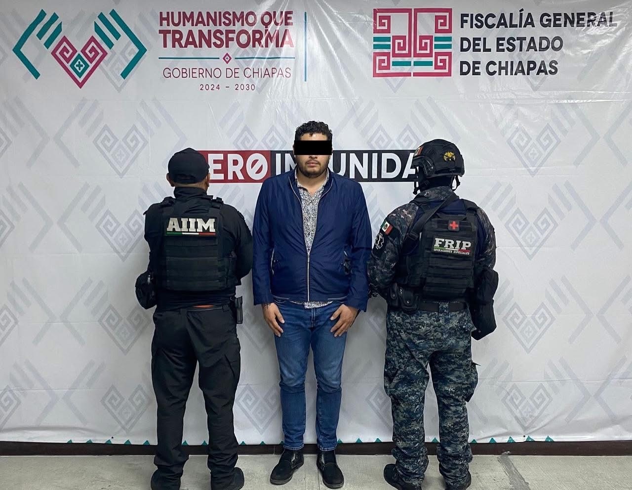 Fiscalías de Chiapas y Querétaro aprehenden a presunto responsable de homicidio calificado
