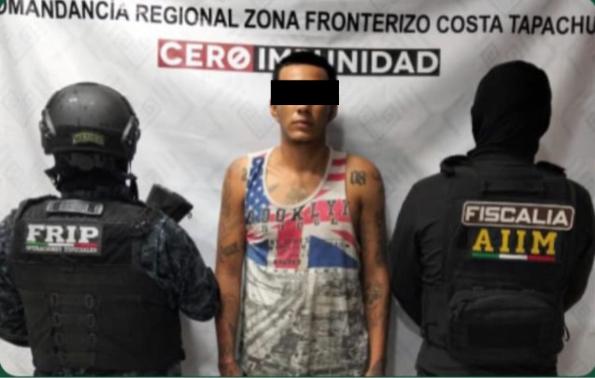 Elementos de la SSP y FGE aprehenden a presunto responsable de homicidio calificado