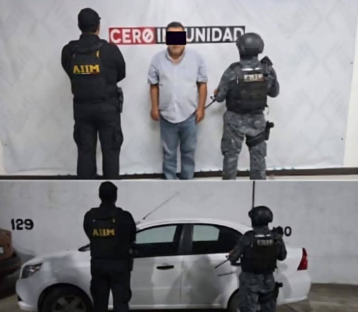 En Tuxtla Gutiérrez, SSP y FGE detienen a masculino con vehículo con reporte de robo