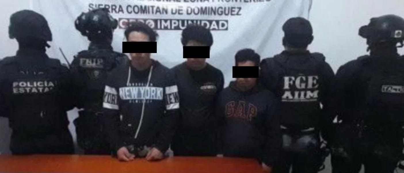 En operativos interinstitucionales detienen a cinco personas por el probable delito de resistencia de particulares.