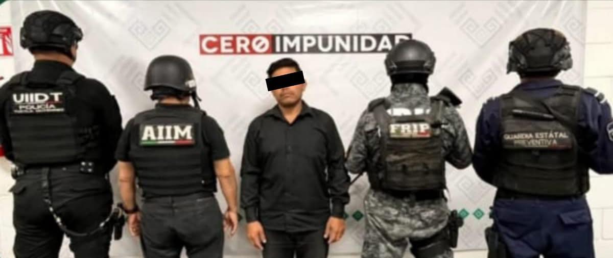 SSP Y FGE aprehenden a presunto responsable de robo con violencia