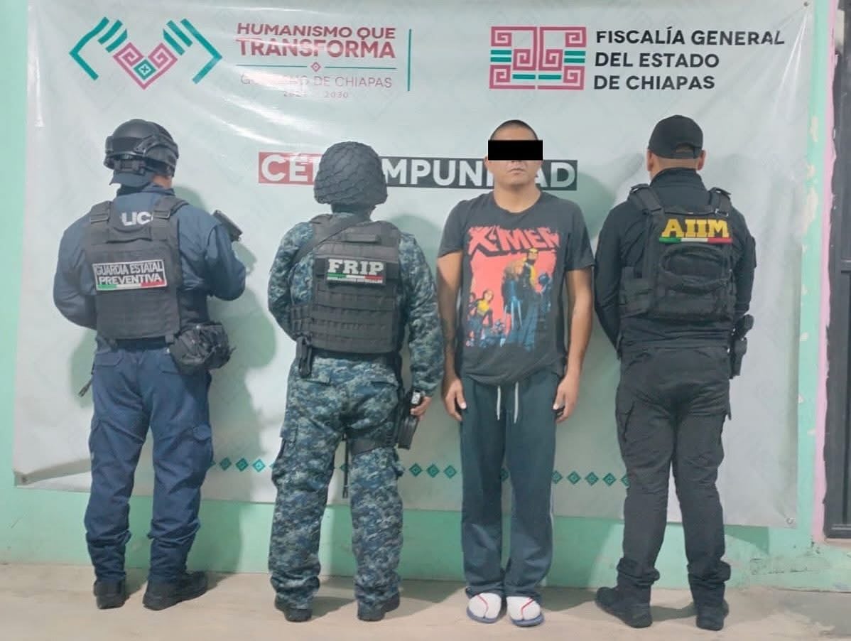 La SSP y FGE aprehenden al presunto responsable de robo con violencia agravado