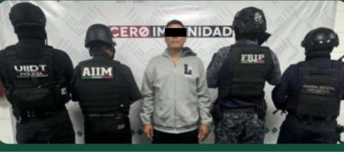 SSP y FGE aprehenden a presunto responsable de robo con violencia