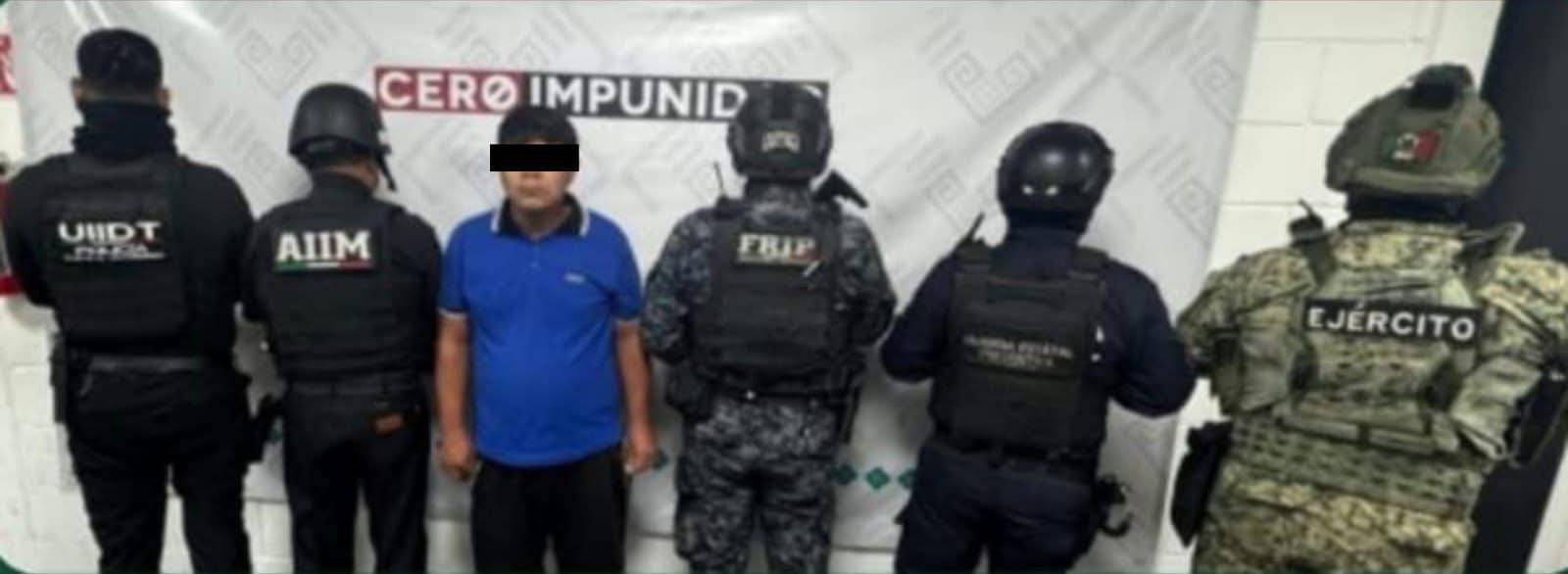 En Tuxtla, el Grupo Interinstitucional aprehende a presunto responsable de homicidio calificado