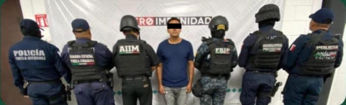 Grupo Interinstitucional aprehende a presunto responsable de robo con violencia