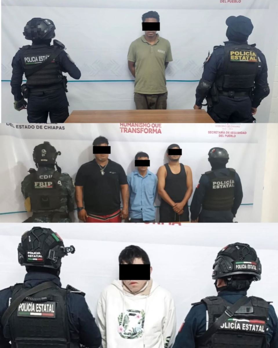 Más de 100 dosis de presuntas drogas son aseguradas por la SSP y FGE en Chiapas