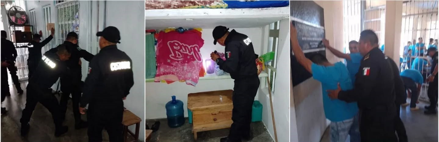 Decomisan celulares y estupefacientes en penales de Chiapas