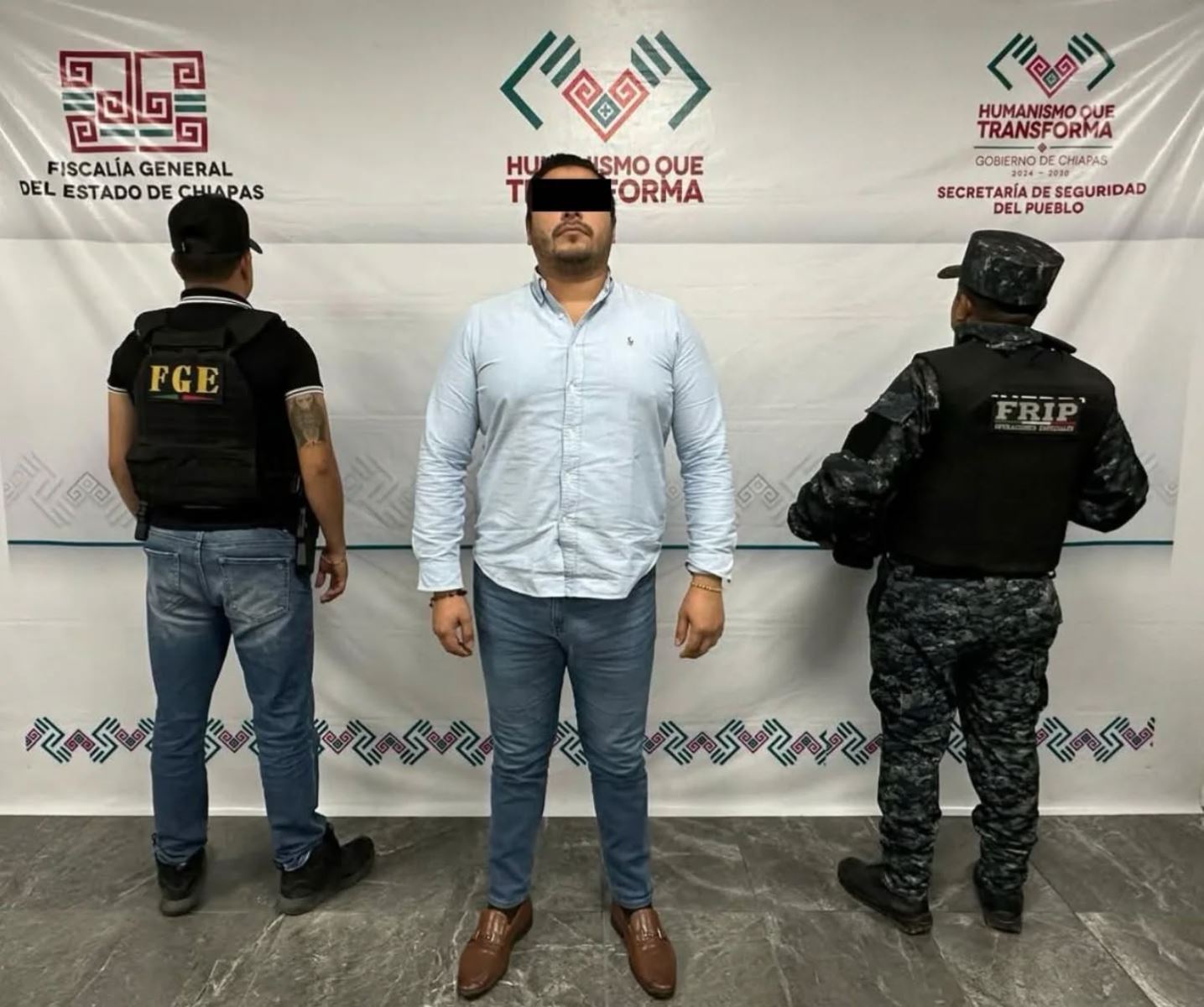 SSP y FGE llevan a cabo orden de aprehensión en Tuxtla Gutiérrez