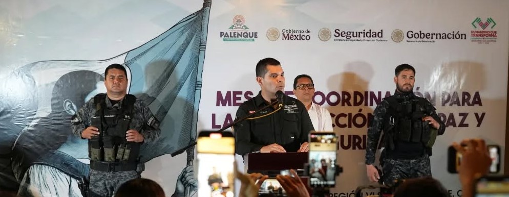 SSP y FGE informan resultados en materia de seguridad en Palenque