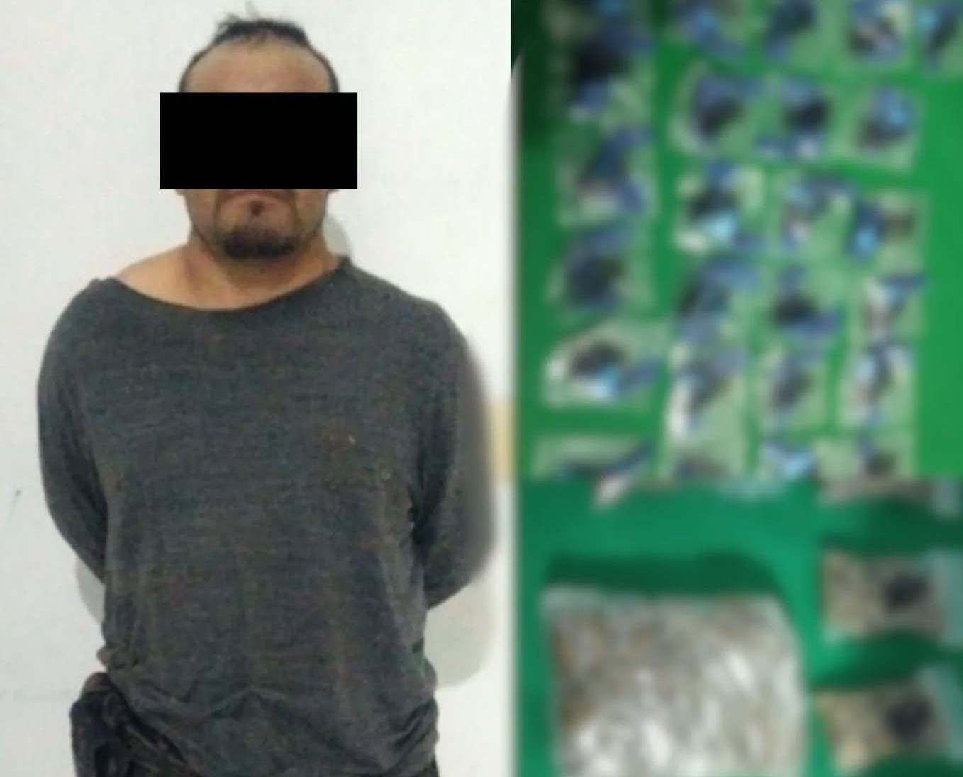 SSP y FGE detienen a masculino con presuntos narcóticos en Chicomuselo