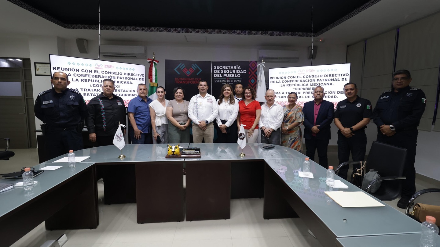 SSP sostiene reunión de trabajo con representantes de la COPARMEX.
