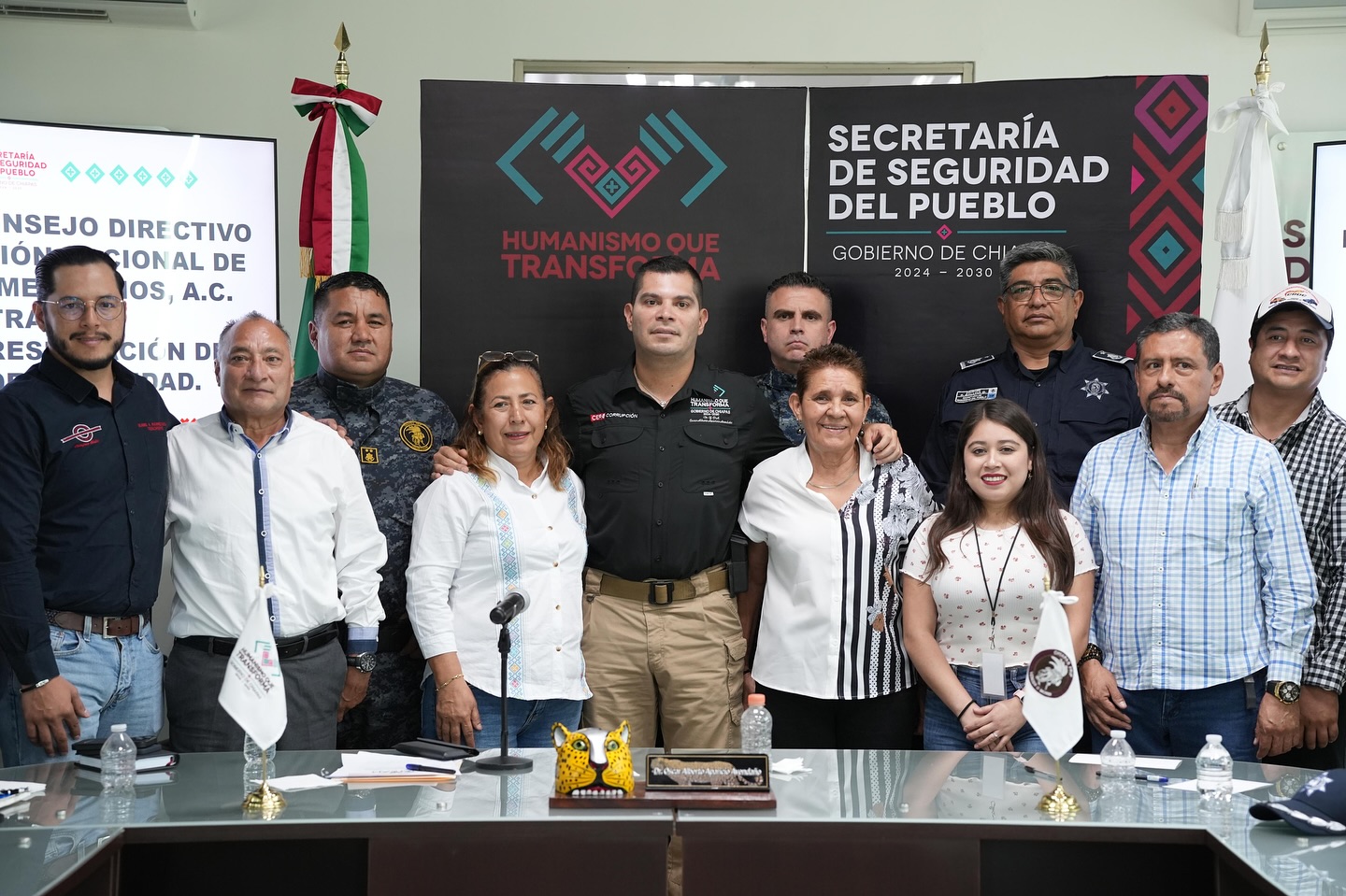 SSP se reúne con representantes de la CONATRAM para reforzar estrategias de seguridad para los transportistas.