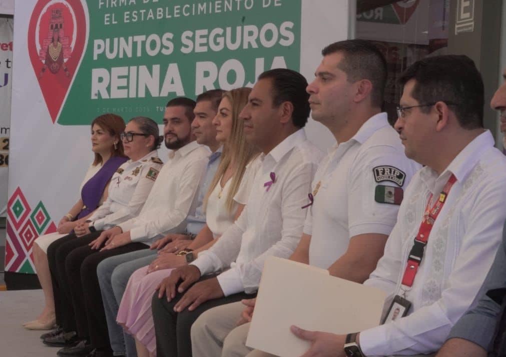 SSP y SEMUIGEN firman Convenio para el Establecimiento de Puntos Seguros “Reina Roja” en Chiapas.