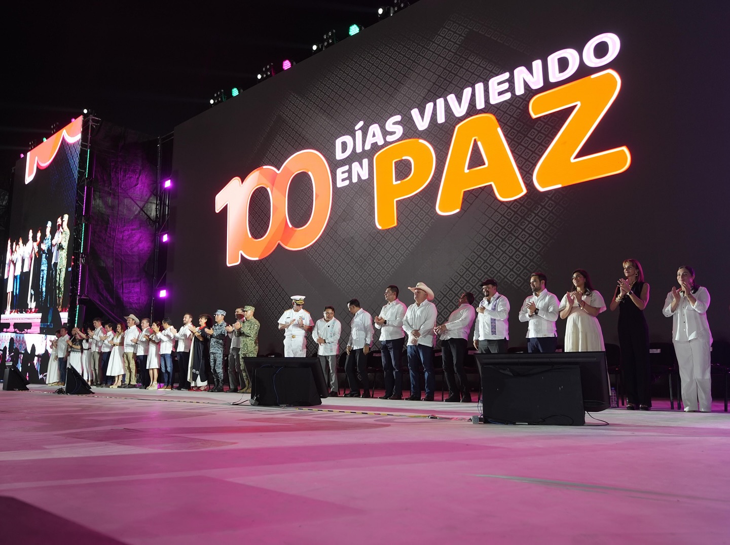 ¡Hoy, en Chiapas ya son 100 días viviendo en paz!