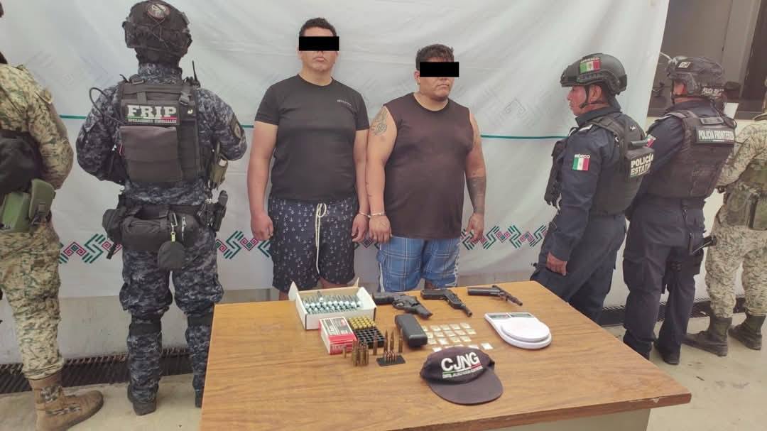 Participa SSP en coordinación con FGE en la detención de siete personas en diligencias de cateos