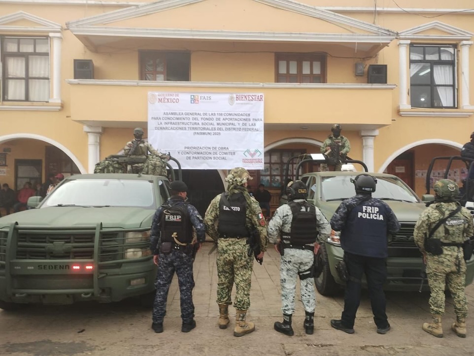 Operativo Interinstitucional garantiza seguridad en Chamula y comunidades aledañas.