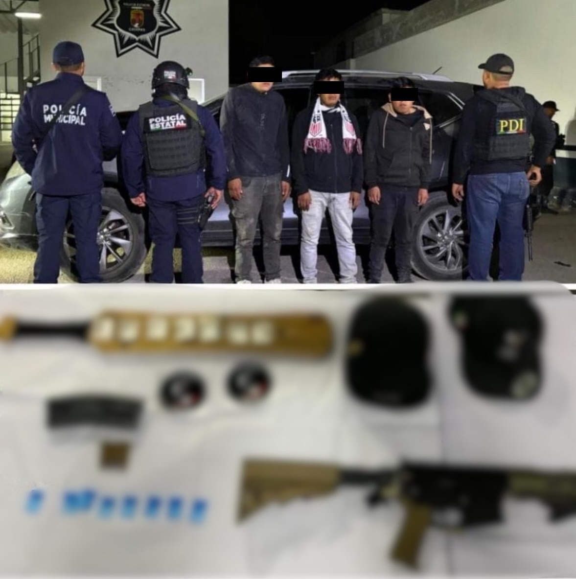 SSP y FGE detienen a 3 personas con presunta droga en San Cristóbal De Las Casas