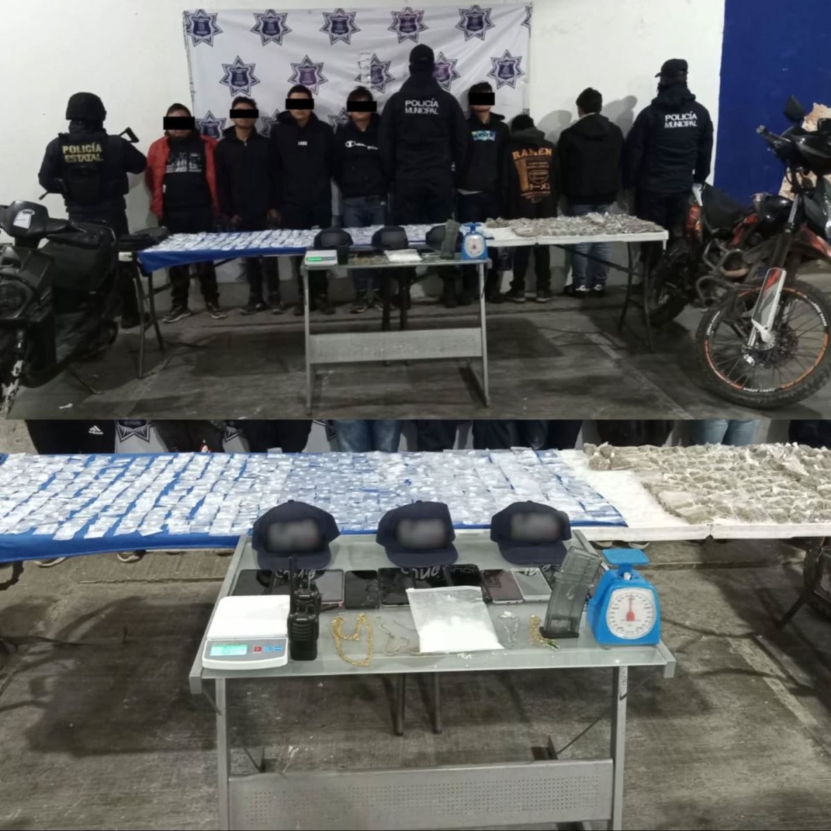 SSP y FGE detienen a narcomenudistas de los Altos de Chiapas.